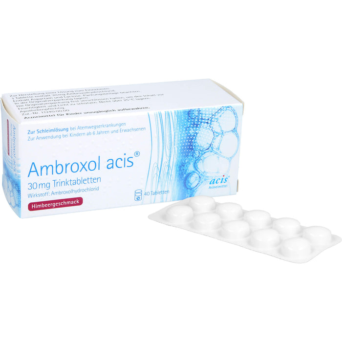 Ambroxol acis  30 mg Trinktabletten, Tabletten, 40 pc Tablettes