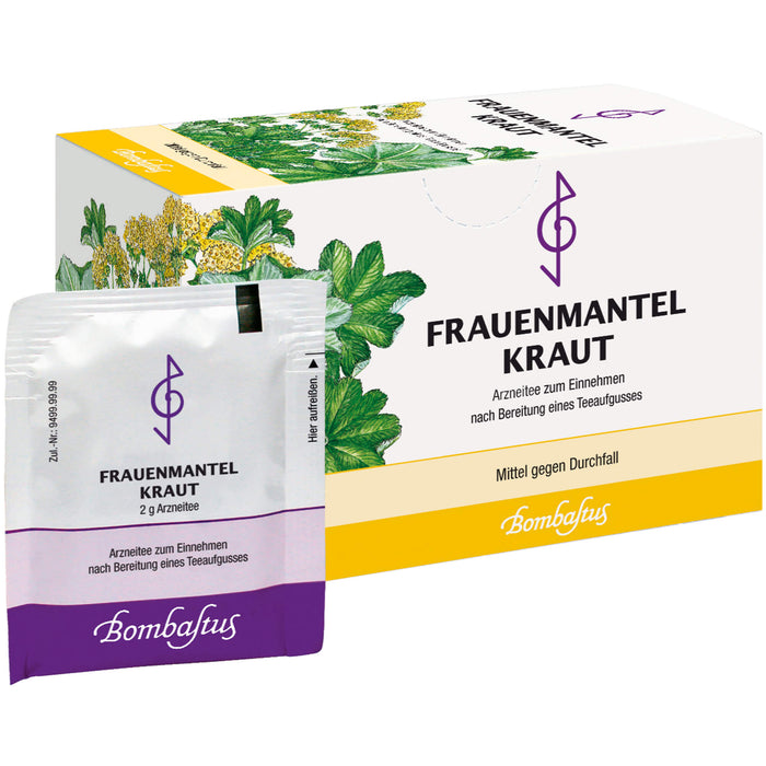 Bombastus Frauenmantelkraut Arzneitee, 20 pc Sac filtrant