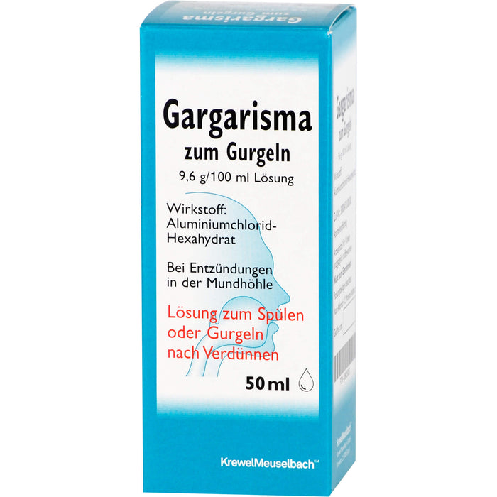 Gargarisma zum Gurgeln, 9,6 g/100 ml Lösung, 50 ml Solution