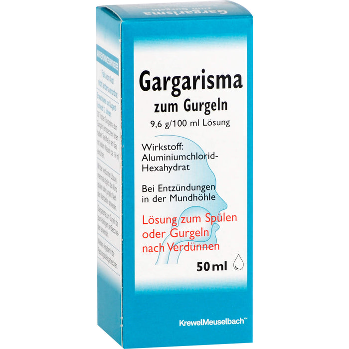 Gargarisma zum Gurgeln, 9,6 g/100 ml Lösung, 50 ml Solution
