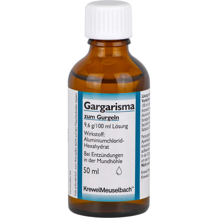 Gargarisma zum Gurgeln, 9,6 g/100 ml Lösung, 50 ml Solution