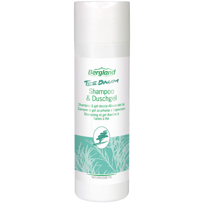 Bergland Teebaum Shampoo & Duschgel, 200 ml Gel
