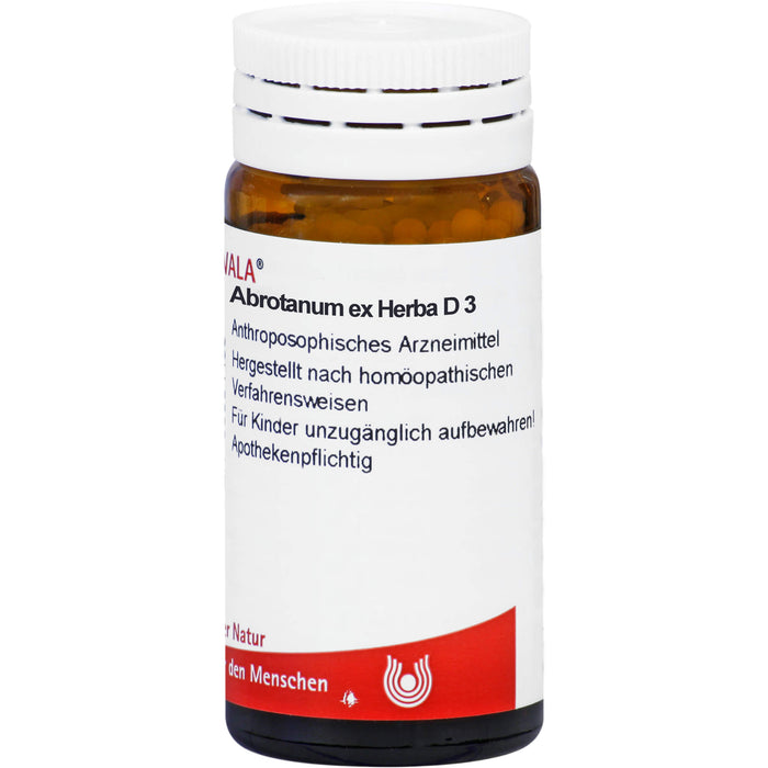 WALA Abrotanum ex herba D3 Globuli, 20 g Globuli