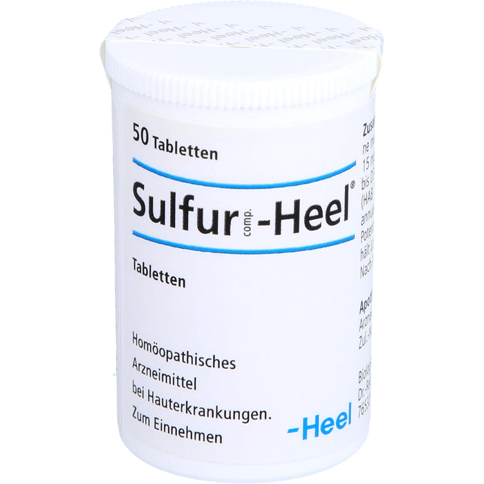 Sulfur comp.-Heel Tabletten bei Hauterkrankungen, 50 pc Tablettes