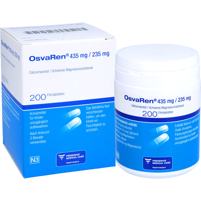 OsvaRen Filmtabletten bei hohen Phosphatwerten, 200 pcs. Tablets