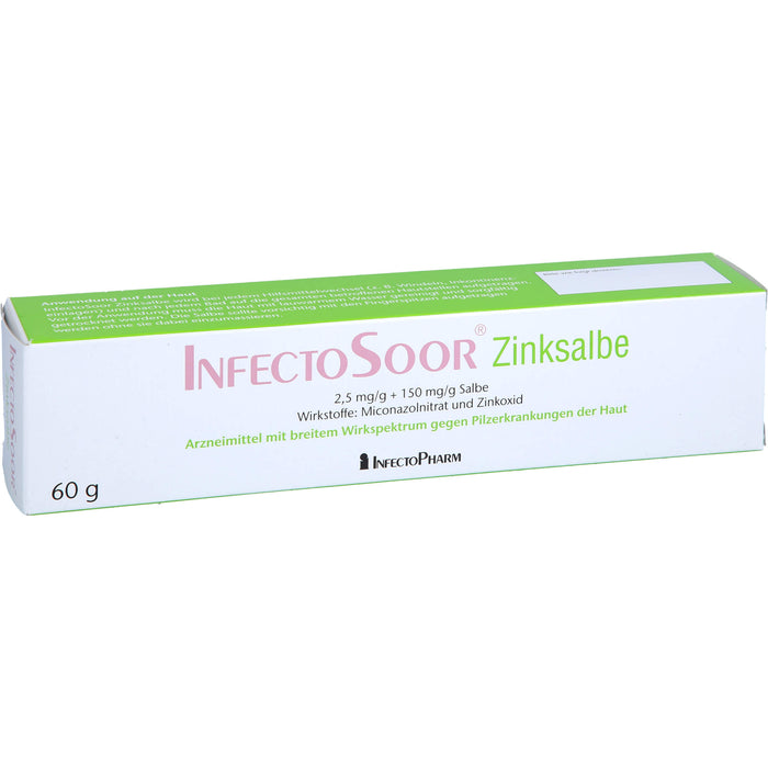 InfectoSoor  Zinksalbe, 2,5 mg/g + 150 mg/g Salbe, 60 g Onguent