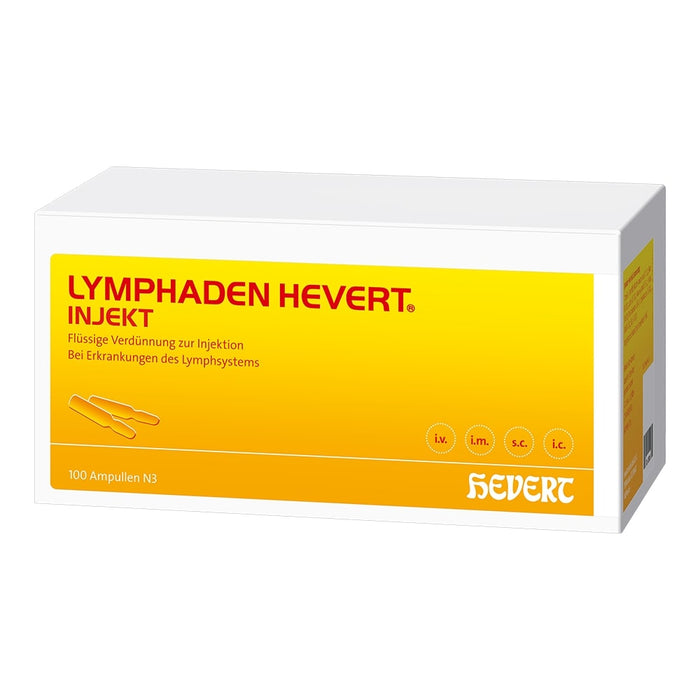 Lymphaden Hevert injekt, 100 St. Ampullen