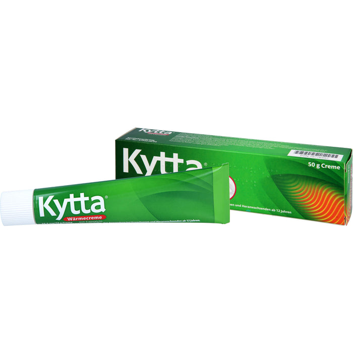 Kytta Wärmecreme mit Capsaicin gegen Muskelschmerzen & Verspannungen, 50 g Crème