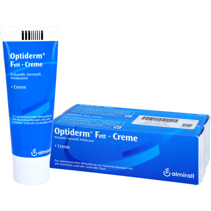 Optiderm Fettcreme bei sehr trockener und/oder juckender Haut, 100 g Cream
