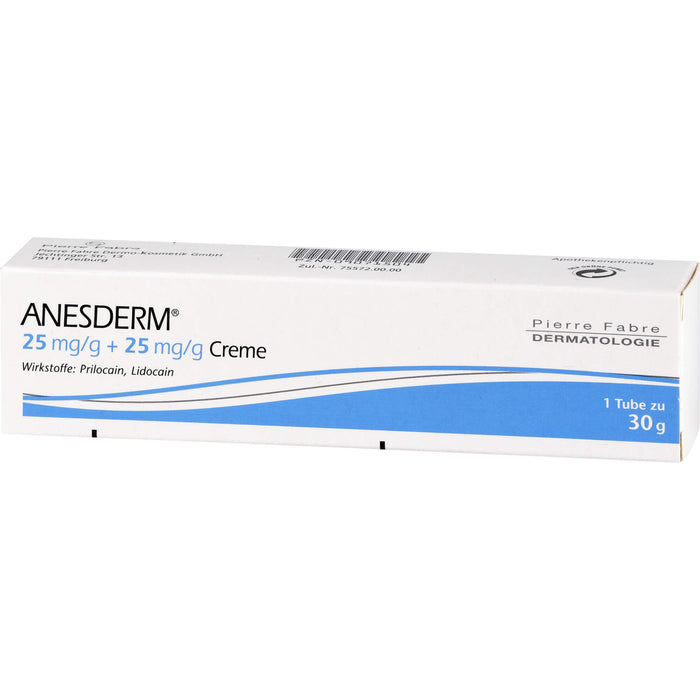 ANESDERM 25 mg/g + 25 mg/g Creme, 30 g Creme