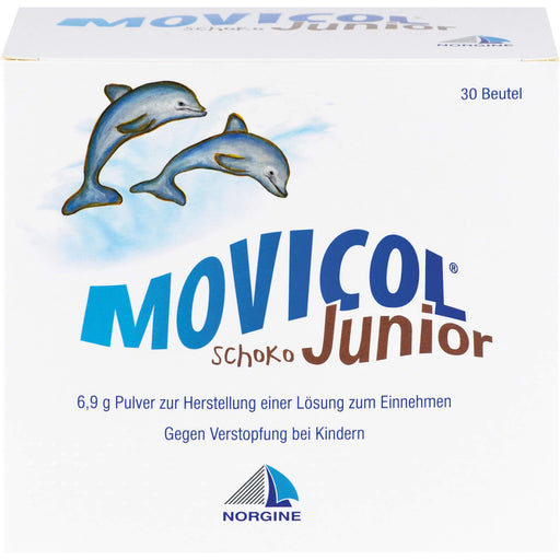 MOVICOL  Junior Schoko 6,9 g Pulver zur Herstellung einer Lösung zum Einnehmen, 30 St. Beutel