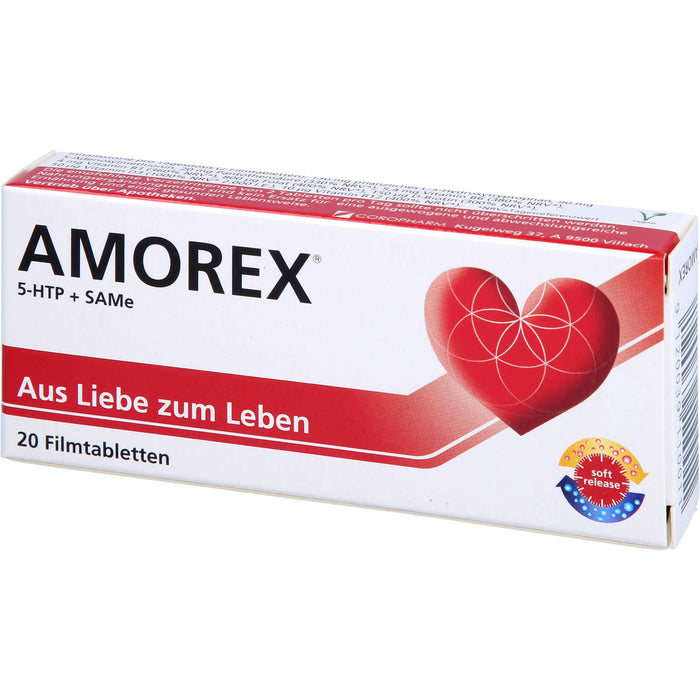 AMOREX Filmtabletten bei Liebeskummer und Trennung, 20 St. Tabletten