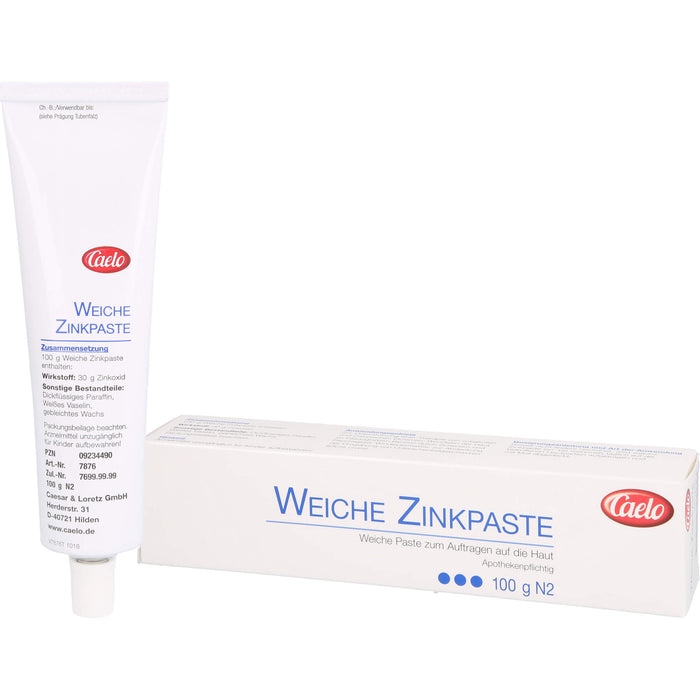 Zinkpaste weich Caelo HV-Packung, 100 g Cream