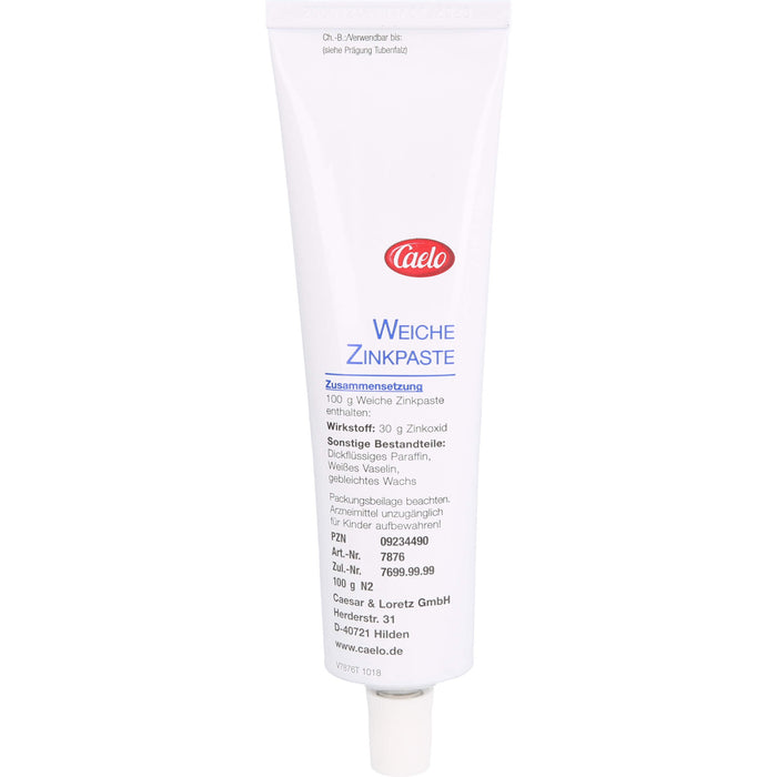 Zinkpaste weich Caelo HV-Packung, 100 g Cream