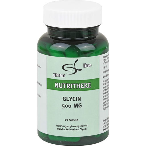 Green Line Nutritheke Glycin 500 mg Kapseln, 60 St. Kapseln
