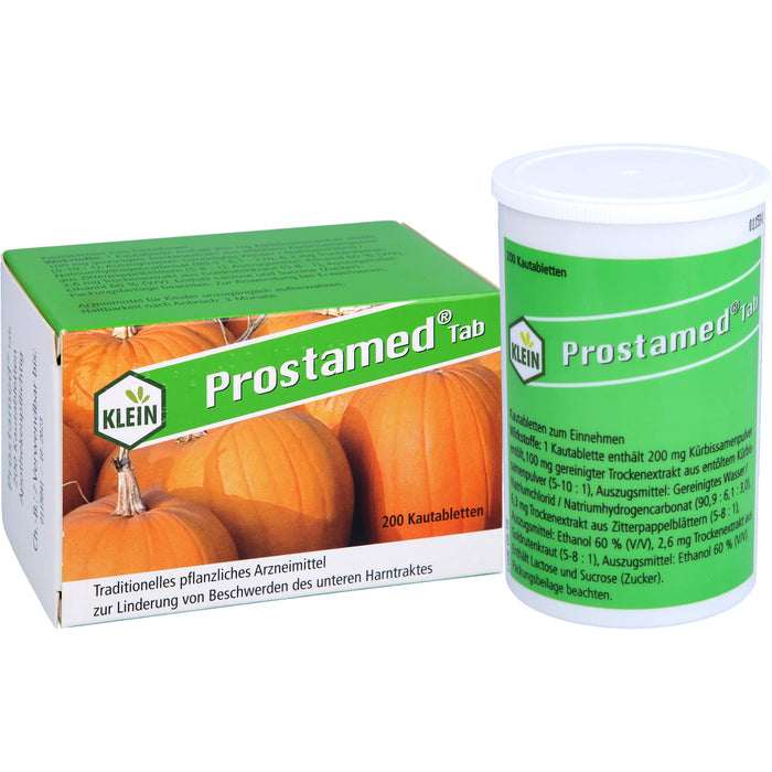 Prostamed Tab Kautabletten zur Linderung von Beschwerden des unteren Harntraktes, 200 pc Tablettes