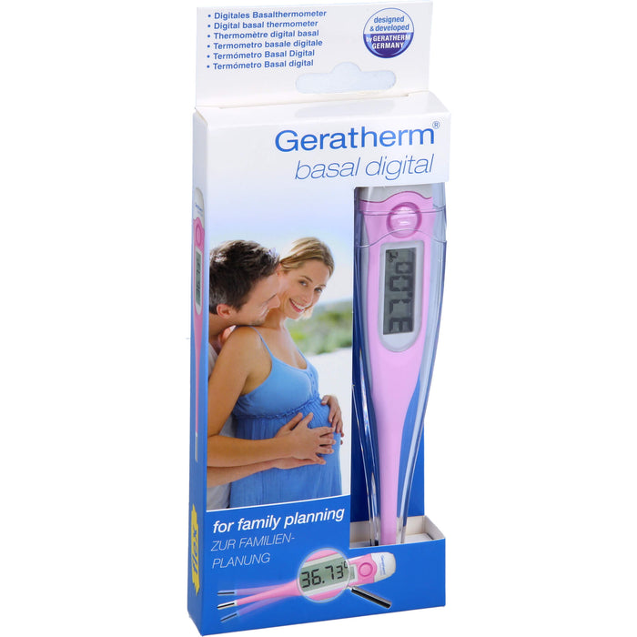 Geratherm Basal digitales Basalthermometer zur Familienplanung, 1 pc Test