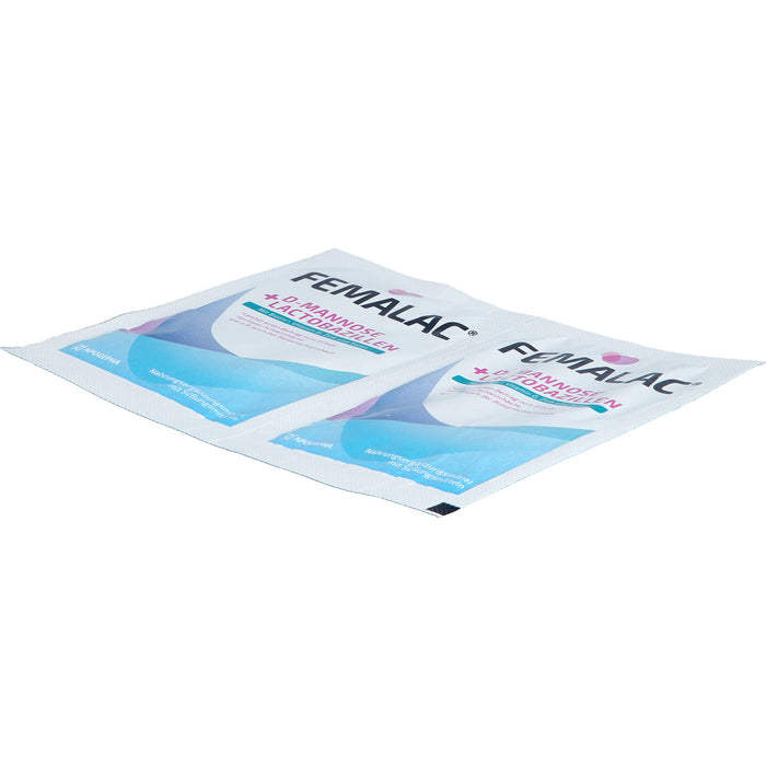 FEMALAC D-Mannose + Lactobazillen Pulver zum Erhalt normaler Schleimhäute, 28 pc Sachets