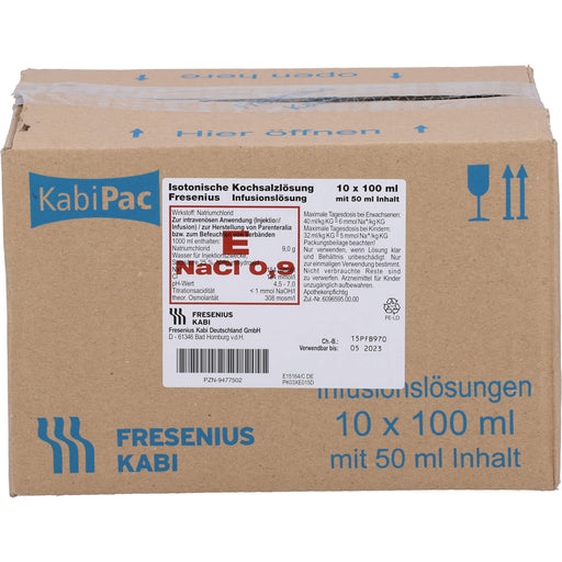 Fresenius Isotonische Kochsalzlösung 0,9% Injektionslösung, 10 St. Einzeldosisbehältnisse