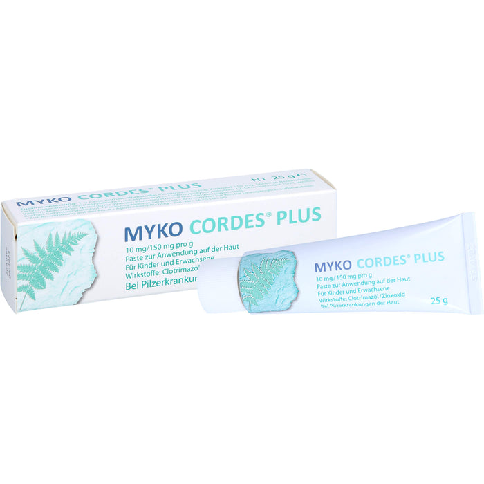 Myko Cordes Plus 10 mg/150 mg pro g Paste bei Pilzerkrankungen der Haut, 25 g Paste