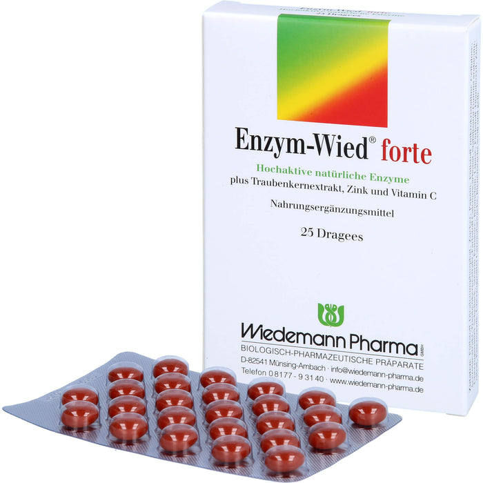 Enzym-Wied forte Dragees, 25 pcs. Tablets