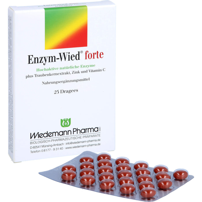 Enzym-Wied forte Dragees, 25 pcs. Tablets