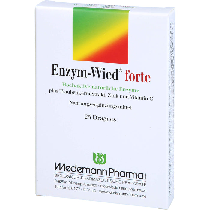 Enzym-Wied forte Dragees, 25 pcs. Tablets