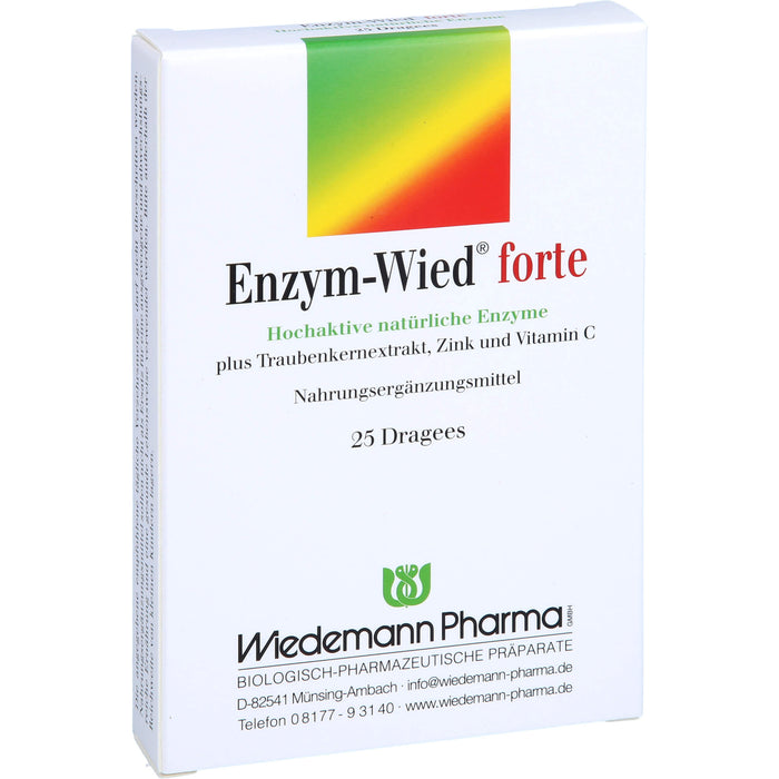 Enzym-Wied forte Dragees, 25 pcs. Tablets