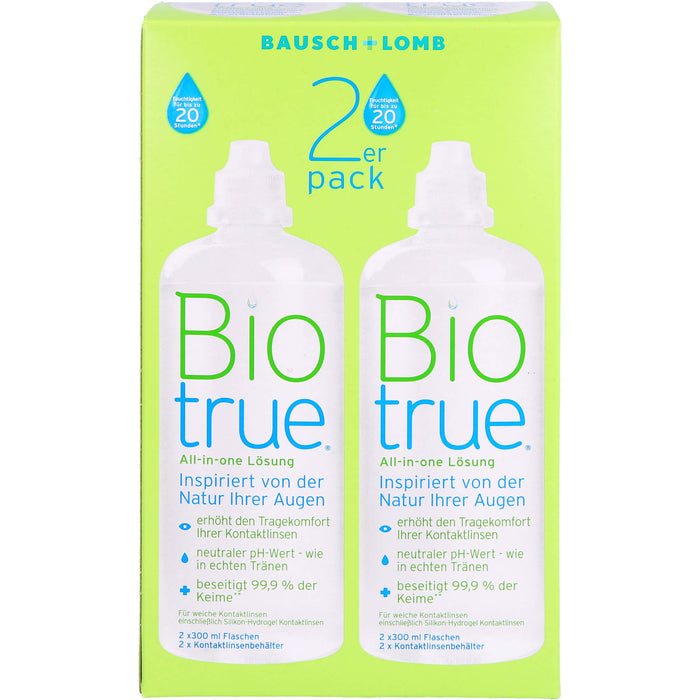 Biotrue, 2X300 ml 