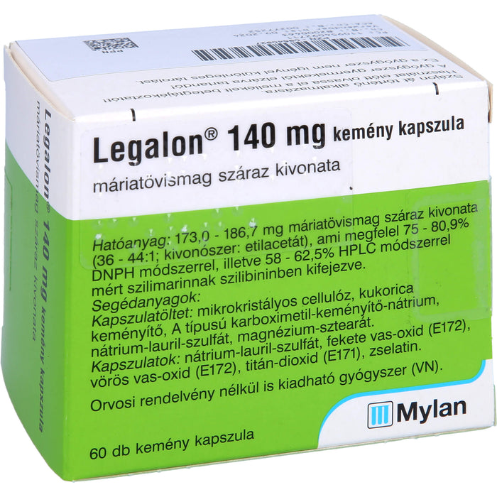 Legalon forte ACA Hartkapseln bei Lebererkrankungen, 60 pc Capsules