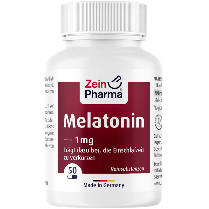 ZeinPharma Melatonin 1 mg Kapseln, 50 pcs. Capsules