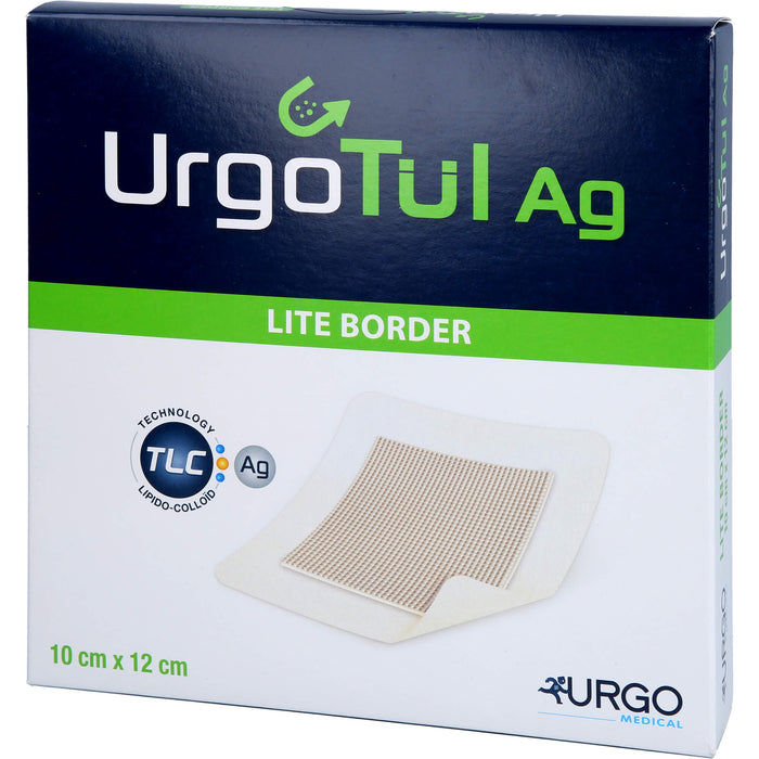 Urgotül® Ag Lite Border, selbsthaft. Lipidokolloid-Wundauflage m. Silbersalz, 10 St VER