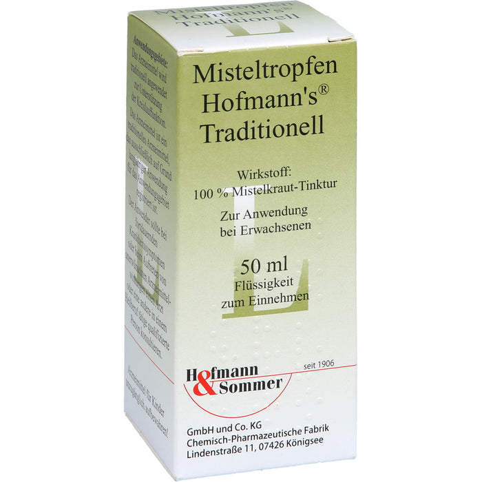 Misteltropfen Hofmann's Traditionell Lösung, 50 ml Solution