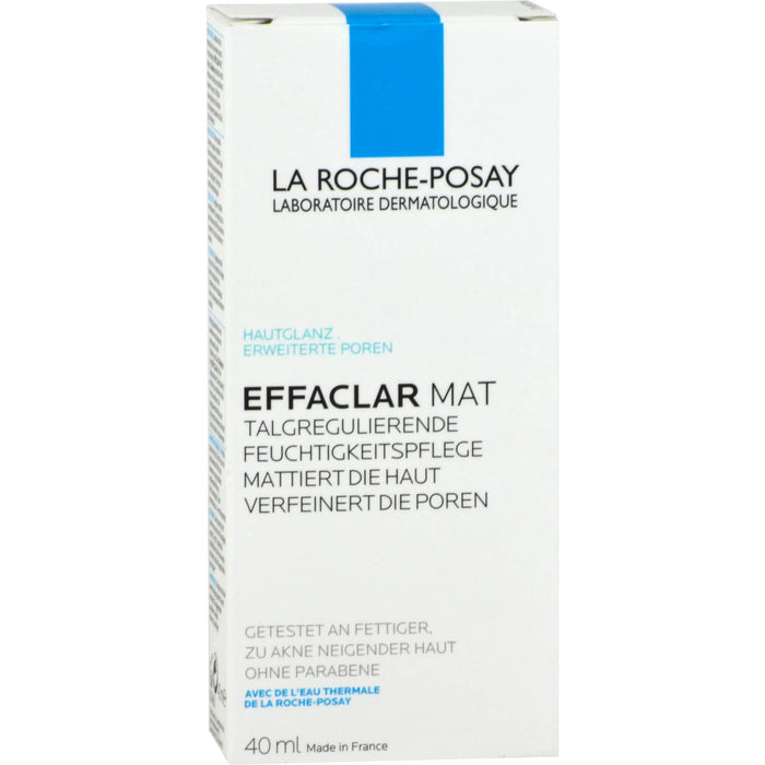 La Roche-Posay Effaclar Mat+ talgregulierende Feuchtigkeitspflege Creme, 40 ml Crème
