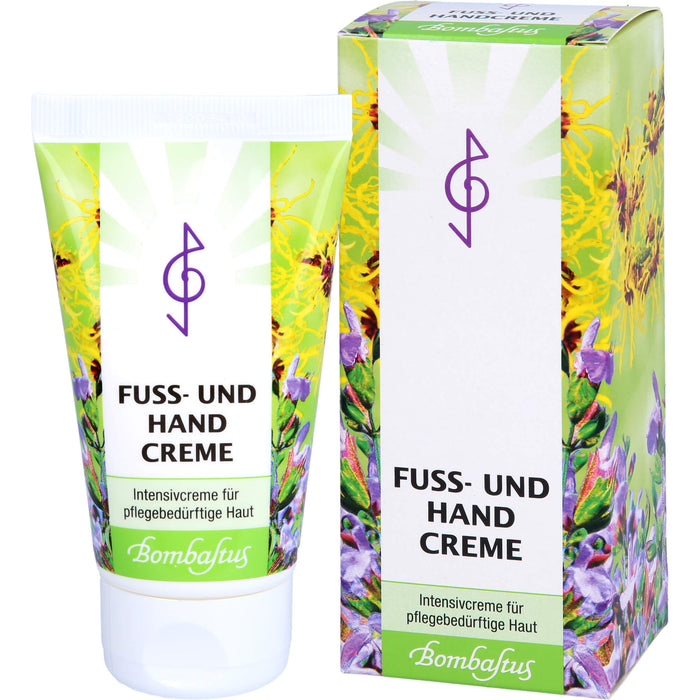 Bombastus Fuß-und Handcreme, 75 ml Creme