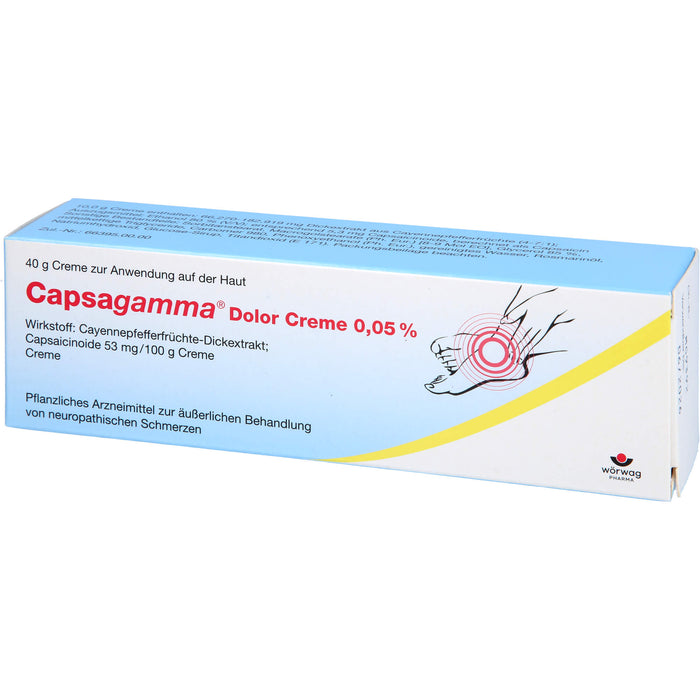 Capsagamma  Dolor Creme 0,05%, 40 g Crème