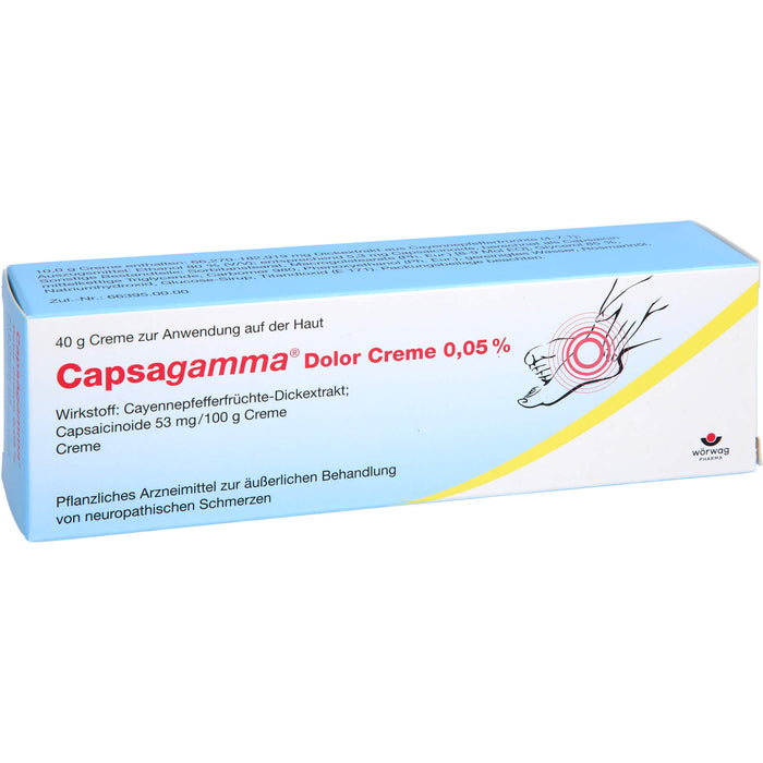 Capsagamma  Dolor Creme 0,05%, 40 g Crème