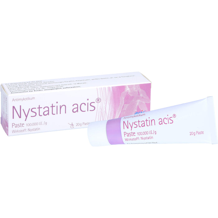 Nystatin acis Paste bei Hautinfektionen mit Hefepilzen, 20 g Crème