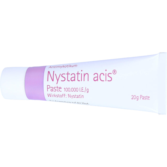 Nystatin acis Paste bei Hautinfektionen mit Hefepilzen, 20 g Crème