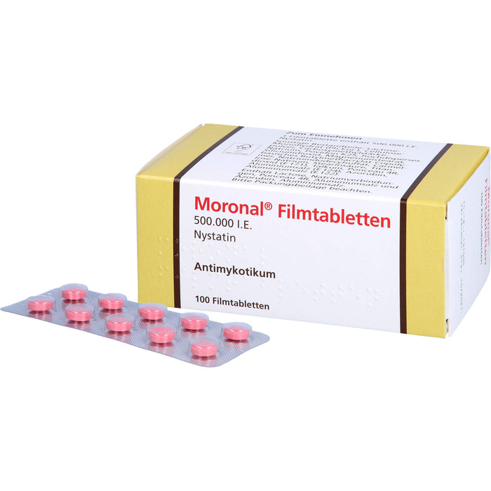 Moronal Filmtabletten 500.000 I.E. bei Pilzinfektionen, 100 pc Tablettes