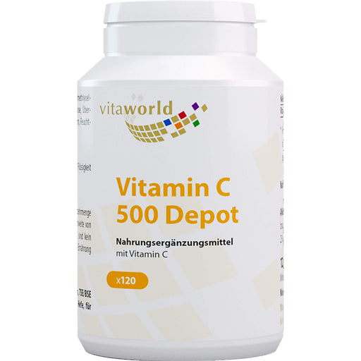 Vitaworld Vitamin C 500 Depot Kapseln, 120 St. Kapseln