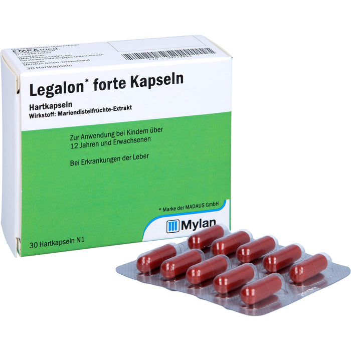 Legalon forte Emra Hartkapseln bei Erkrankungen der Leber, 30 St. Kapseln