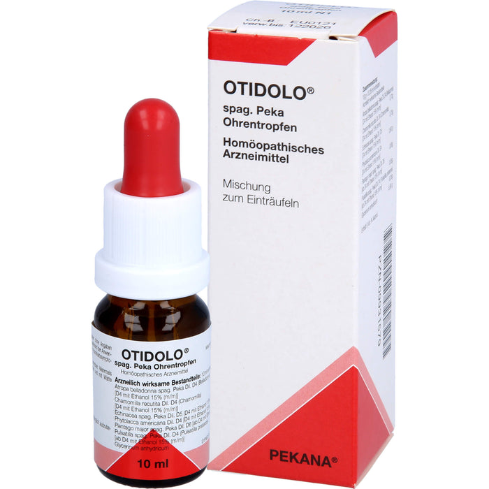 OTIDOLO spag. Peka Ohrentropfen, 10 ml Solution