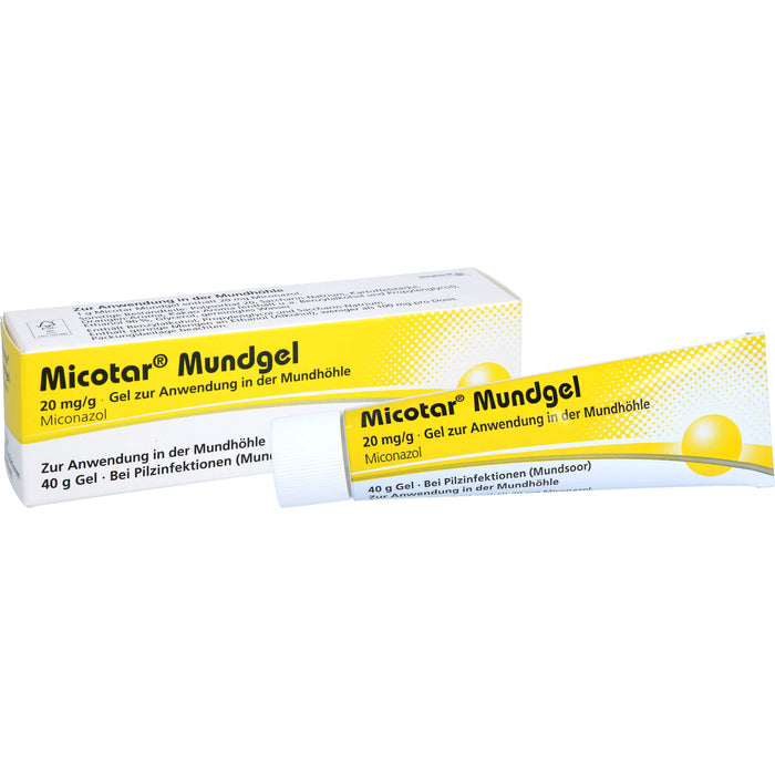 Micotar  Mundgel 20 mg/g Gel zur Anwendung in der Mundhöhle, 40 g Gel