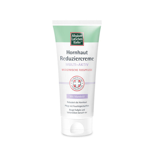 Allgäuer Latschenkiefer Hornhaut Reduziercreme Multi-Aktiv reduziert Hornhaut effektiv, beugt Fußpilz und bakteriellem Geruch vor, pflegt intensiv mit Feuchtigkeits-Effekt, 100 ml Creme