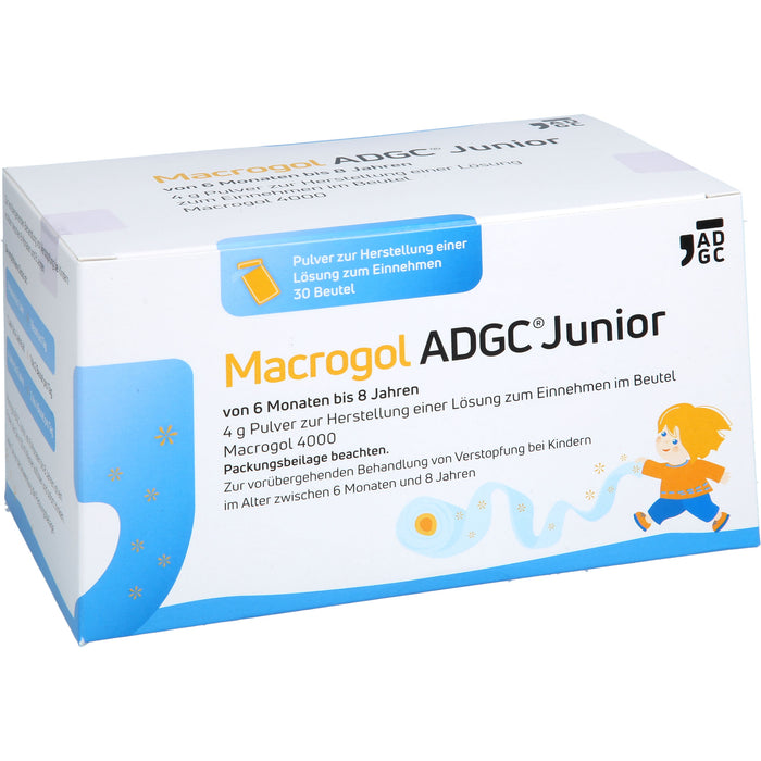 Macrogol ADGC Junior 6M – 8J Pulver bei Verstopfung, 30 g Powder
