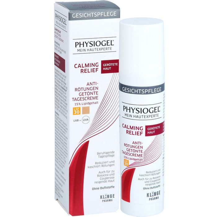PHYSIOGEL Calming Relief Anti-Rötungen getönte Tagescreme LSF30, 40 ml Crème