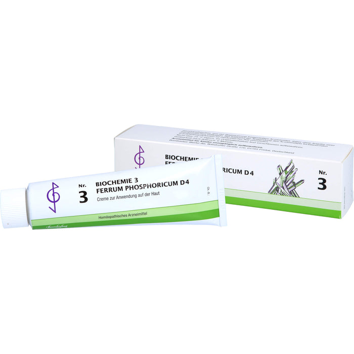Bombastus Biochemie 3 Ferrum phosphoricum  D4 Creme, 100 ml Creme
