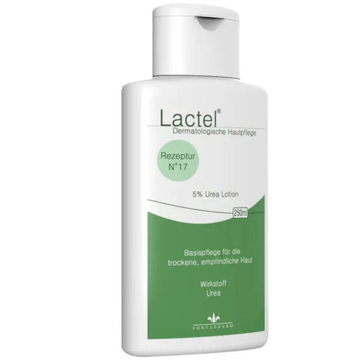 Lactel Nr.17 5% Urea Lotion für die trockene, empfindliche Haut, 250 ml Lotion