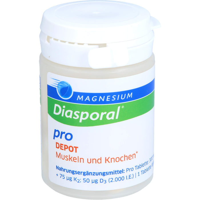 Magnesium-Diasporal Pro Depot Tabletten für Muskeln und Knochen, 30 pc Tablettes